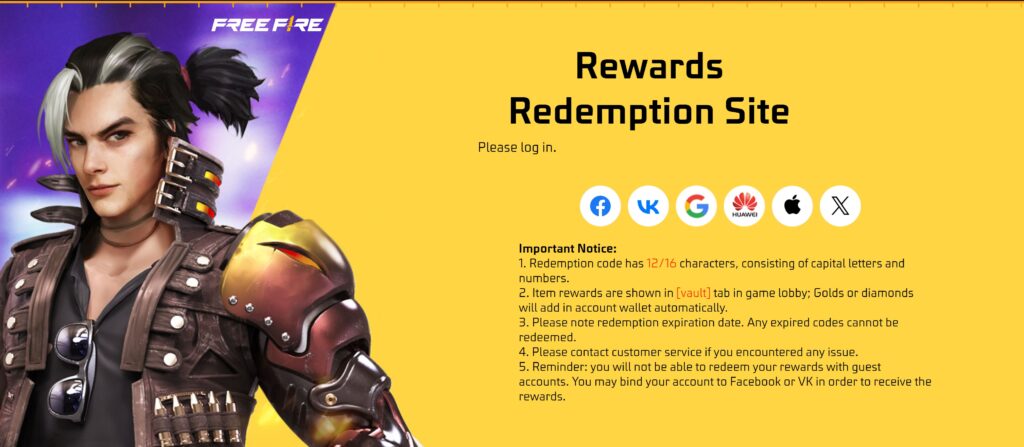 Garena Free Fire MAX Codes for FREE In-Game Rewards