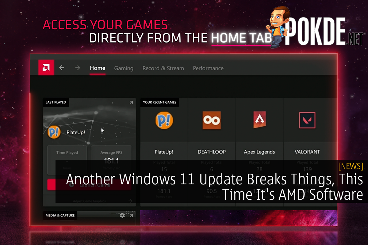 Another Windows 11 Update Breaks Things, This Time It's AMD Software - 77