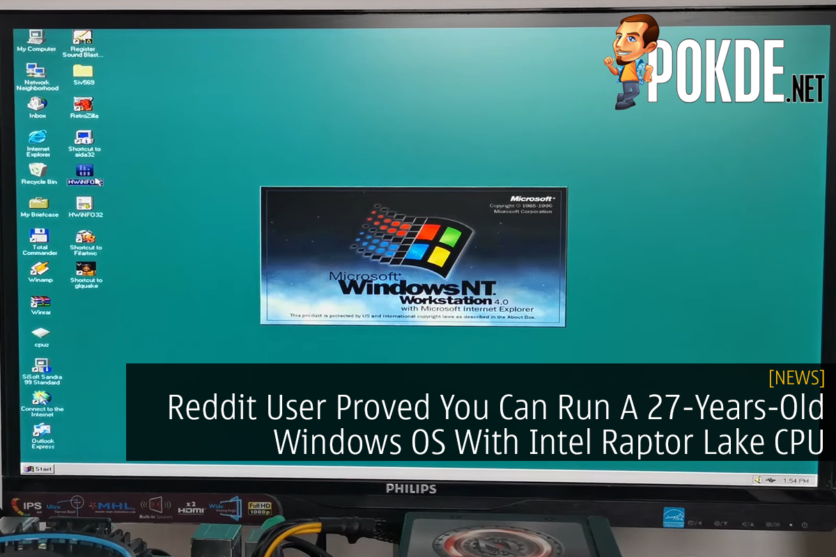 Reddit User Proved You Can Run A 27-Years-Old Windows OS With Intel Raptor Lake CPU - 26