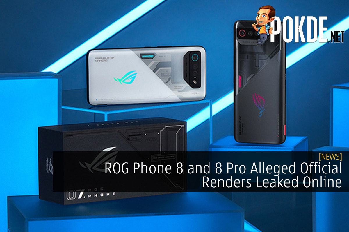 ROG Phone 8 and 8 Pro Alleged Official Renders Leaked Online