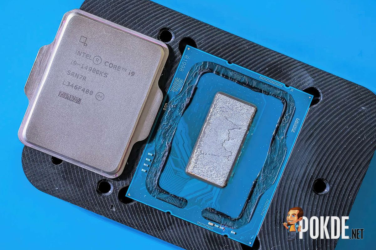 Intel's Core i9-14900KS Has Been Delidded, Pulls 432W In Overclocking