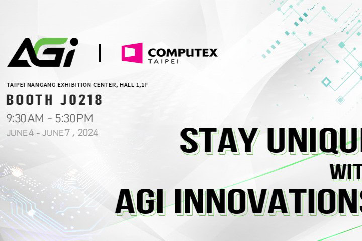 AGI Technology to Debut High-Performance Storage Solutions at COMPUTEX 2024