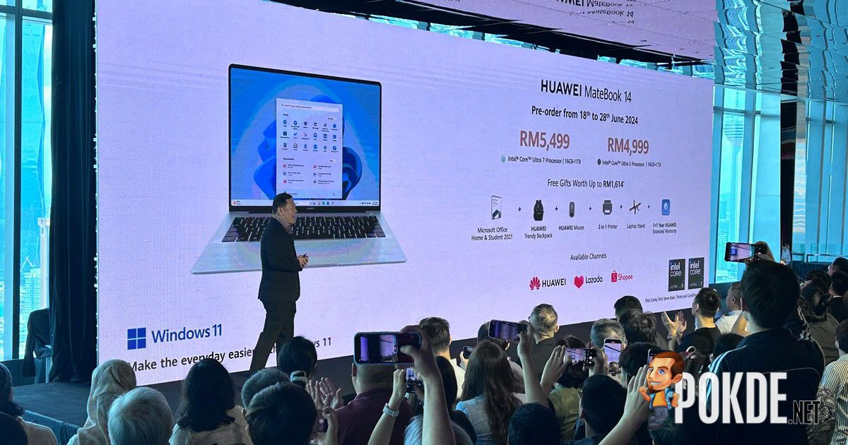 Intel-Powered HUAWEI MateBook 14 (2024) Has Arrived in Malaysia