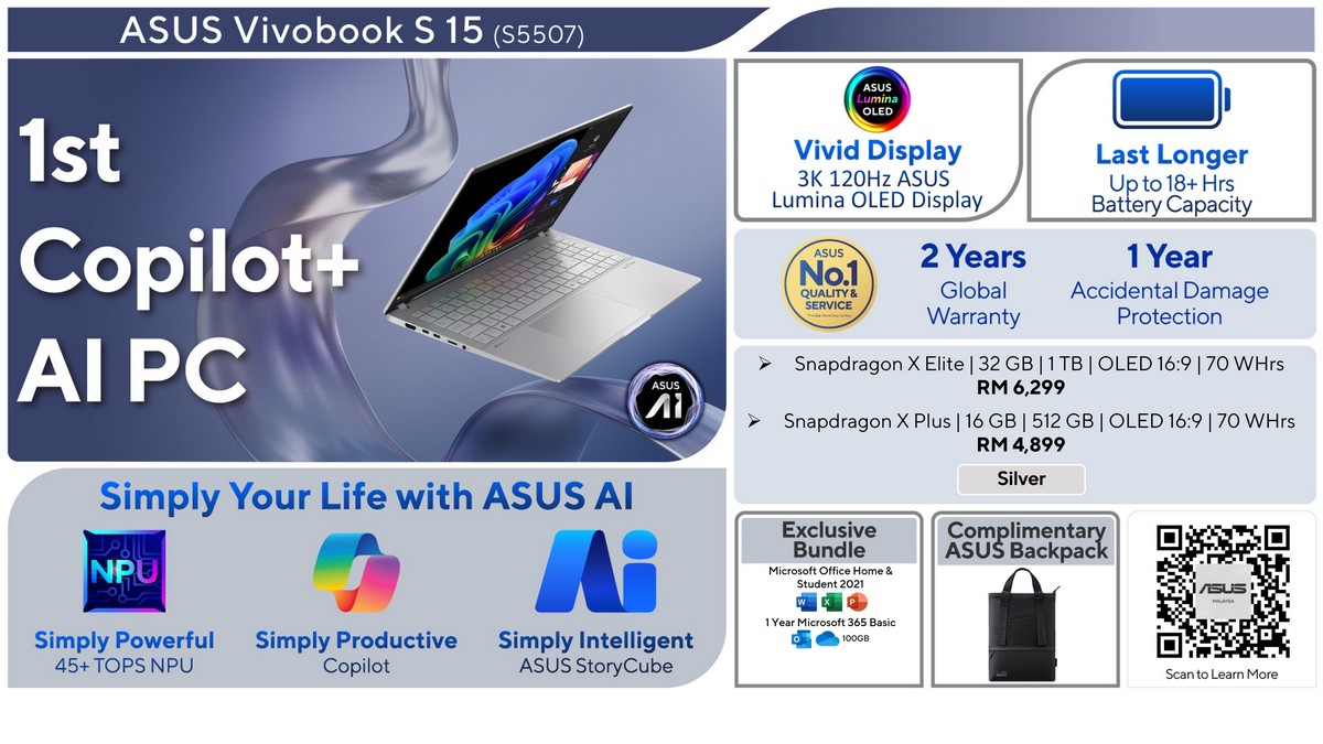 ASUS Expands Laptop Lineup With New Intel and Snapdragon-Powered Devices - 28 ASUS Expands Laptop Lineup With New Intel and Snapdragon-Powered Devices - 27