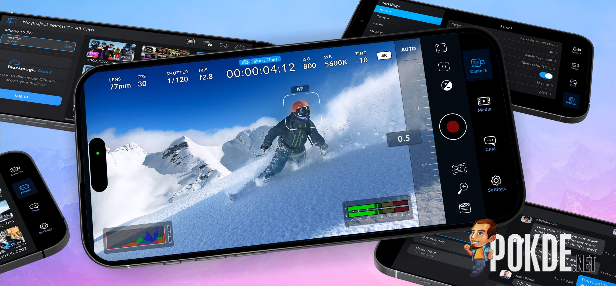 Blackmagic Camera App Updated with New Features and Support for iPhone 16 Camera Control