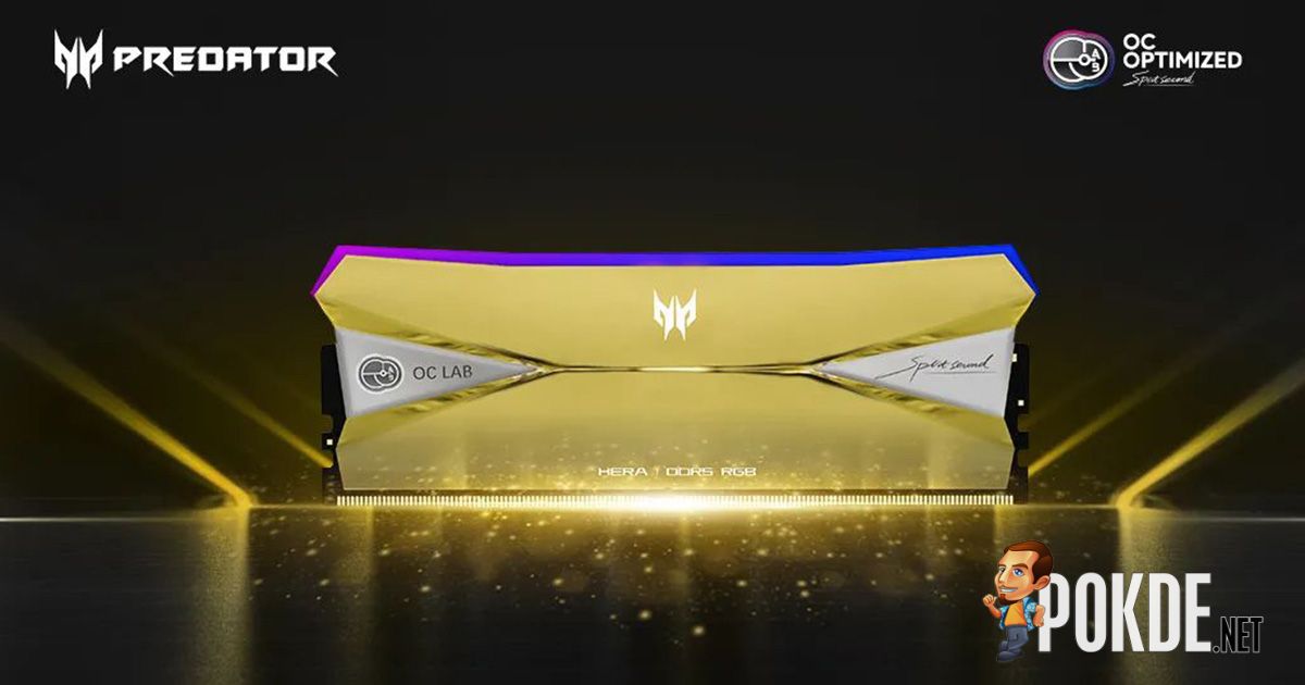 This Acer Predator Hera CUDIMM Memory Comes With Real 24K Gold - 63